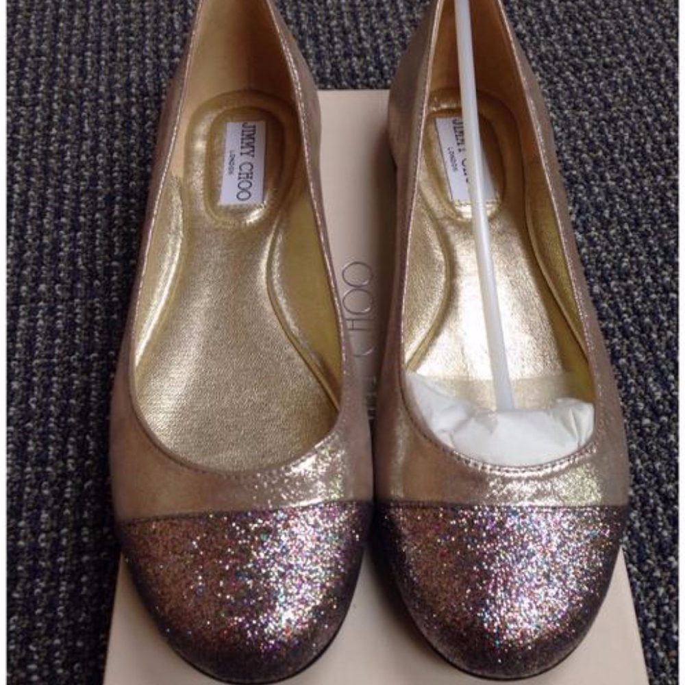 sold ⭐️NWT Jimmy Choo Whirl Sparkle Flats